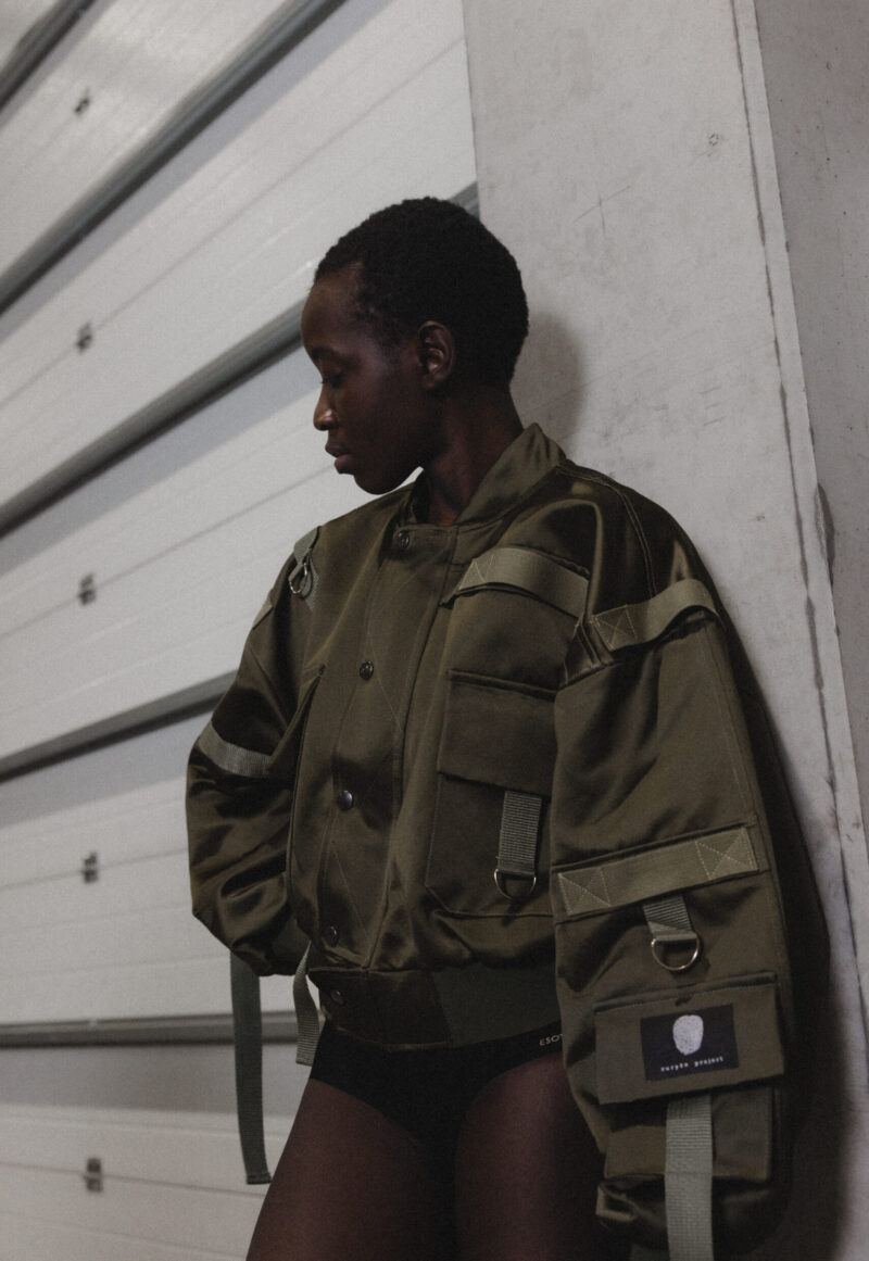 Kurtka zielona bomber